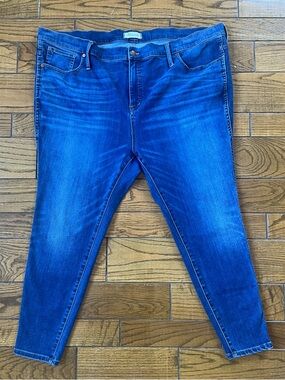Women’s Plus Size Madewell 10” High Rise Soft Skinny Stretchy Size 37 Petite 37P